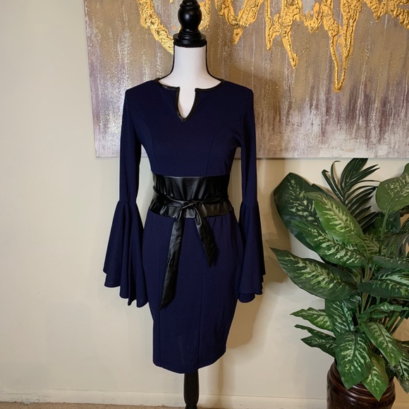 Navy Blue Dress - Picture 7 of 8